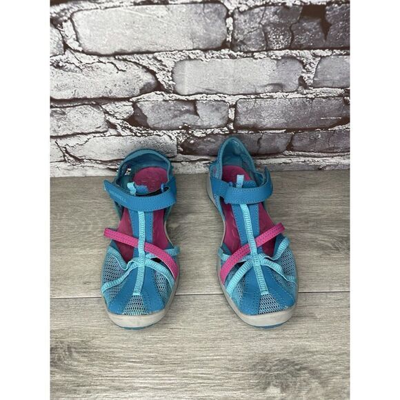 Merrell 61594 Blue Textile Synthetic Mesh Maryjane Strap Shoes Women 5M US/36EU - Picture 2 of 16